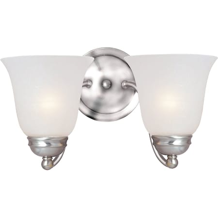 Maxim Lighting Basix 2-Light Bath Vanity 2121FTSN